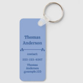 Friendly Waters Color Blocks Schlüsselanhänger (Rückseite)