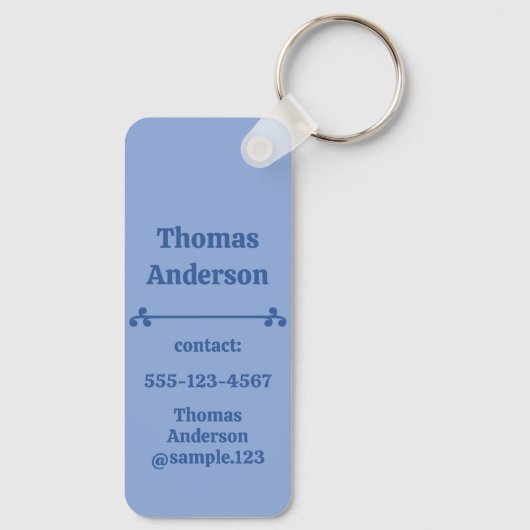 Friendly Waters Color Blocks Schlüsselanhänger (Rückseite)