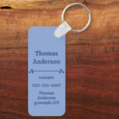 Friendly Waters Color Blocks Schlüsselanhänger (Rückseite)