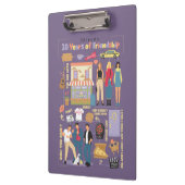FRIENDS™ | 30 Jahre Freundschaft Klemmbrett (Links)