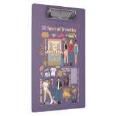 FRIENDS™ | 30 Jahre Freundschaft Klemmbrett (Rechts)