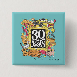 FRIENDS™   30 Jahre Grafik Button