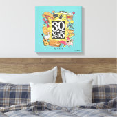 FRIENDS™ | 30 Jahre Grafik Leinwanddruck (Insitu (Schlafzimmer))