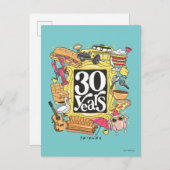 FRIENDS™ | 30 Jahre Grafik Postkarte (Vorne/Hinten)