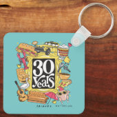 FRIENDS™ | 30 Jahre Grafik Schlüsselanhänger (Rückseite)