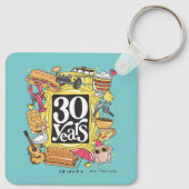 FRIENDS™ | 30 Jahre Grafik Schlüsselanhänger (Rückseite)
