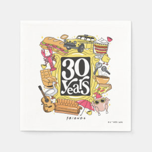FRIENDS™   30 Jahre Grafik Serviette