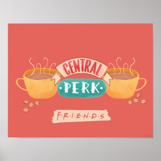 FRIENDS™ | Aber First Coffee - Central Perk Poster (Vorne)