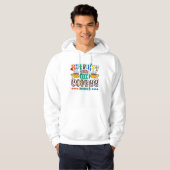 FRIENDS™ | Aber First Coffee Vibrant Graphic Hoodie (Vorne ganz)