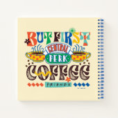 FRIENDS™ | Aber First Coffee Vibrant Graphic Notizblock (Rückseite)