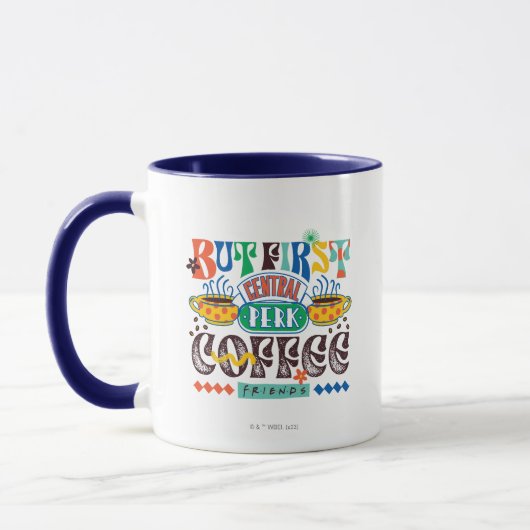 FRIENDS™ | Aber First Coffee Vibrant Graphic Tasse (Links)
