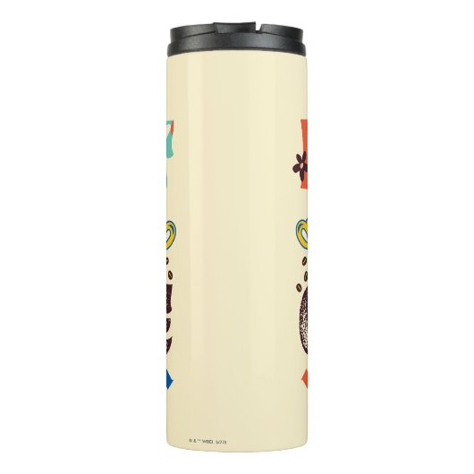 FRIENDS™ | Aber First Coffee Vibrant Graphic Thermosbecher (Rückseite)