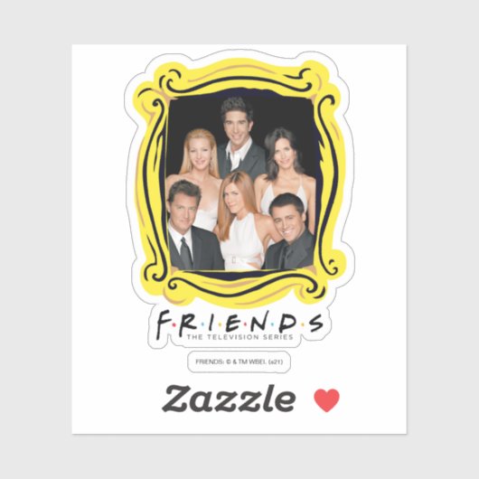 FRIENDS™ | Abgeschossen in formaler Abschaltung Aufkleber (Blatt)