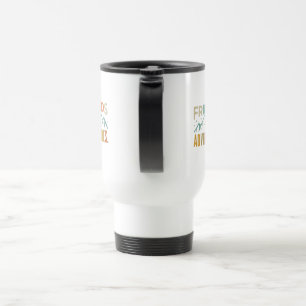 "Friends & Adventures" Multicolor Reisebecher