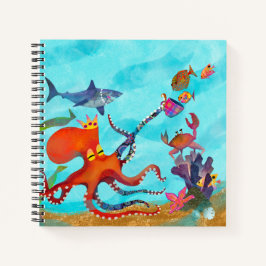 Friends and Anemones Journal Notizblock