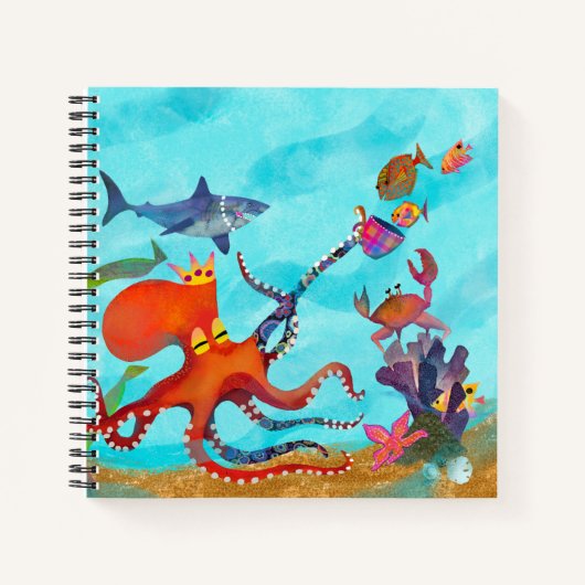 Friends and Anemones Journal Notizblock (Vorderseite)