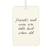 Friends And Wine Autolufterfrischer (Vorderseite)
