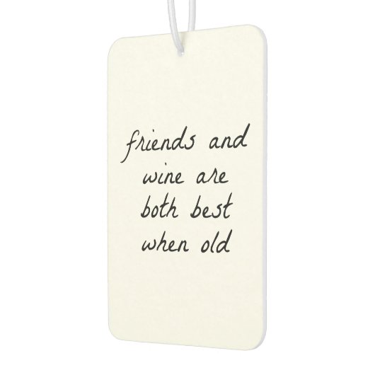 Friends And Wine Autolufterfrischer (Links)