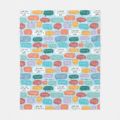 FRIENDS™ Angebotsmuster Fleecedecke (Vorderseite)