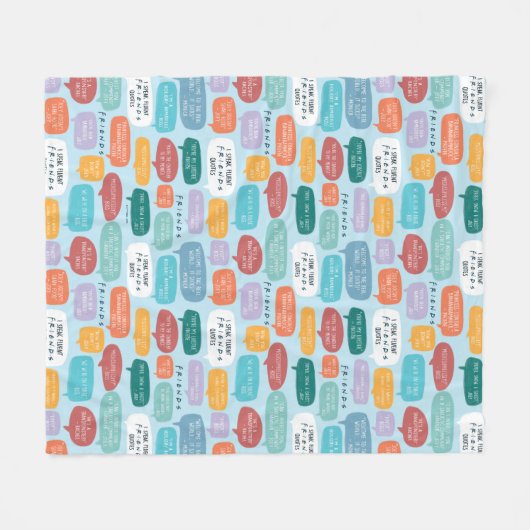 FRIENDS™ Angebotsmuster Fleecedecke (Vorderseite (Horizontal))