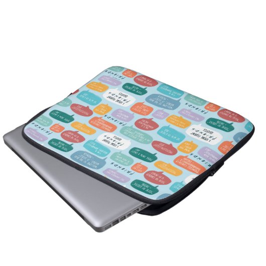 FRIENDS™ Angebotsmuster Laptopschutzhülle (Vorne Knopf)