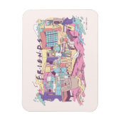 FRIENDS™ | Apartment Cartoon Magnet (Vertikal)