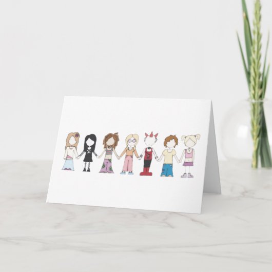 Friends are Friends Card Karte (Vorderseite)