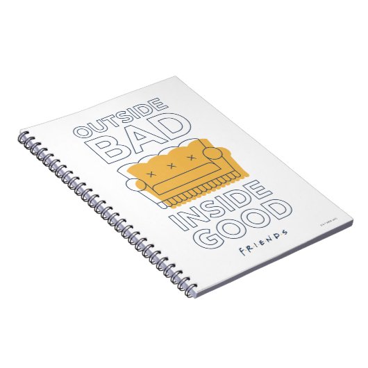 FRIENDS™ | Außerhalb schlecht, innen gut Notizblock (Rechte Seite)