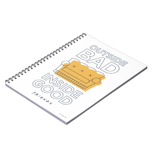 FRIENDS™ | Außerhalb schlecht, innen gut Notizblock (Linke Seite)