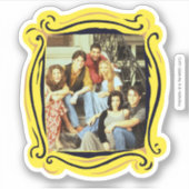 FRIENDS™ | Besetzt auf dem Stoop Aufkleber (Vorderseite)