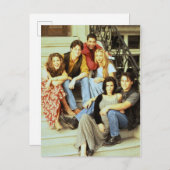 FRIENDS™ | Besetzt auf dem Stoop Einladungspostkarte (Vorne/Hinten)