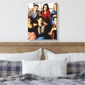 FRIENDS™ | Besetzte Sitze in Monicas Wohnung Leinwanddruck (Insitu (Schlafzimmer))