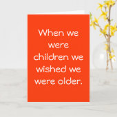 Friends Birthday Card Karte (Gelbe Blume)