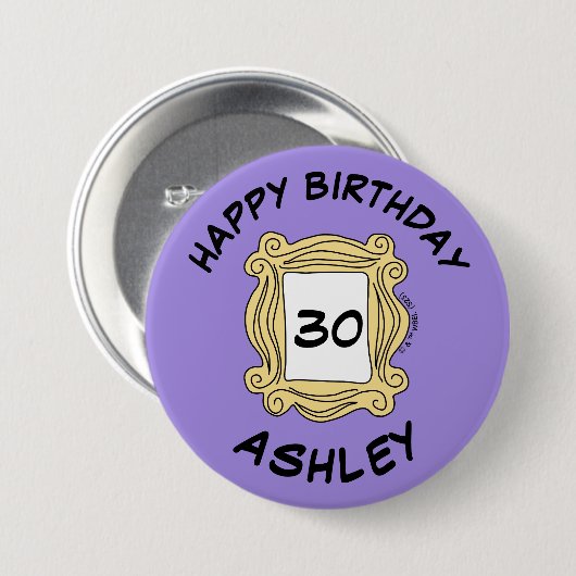 FRIENDS™ | Birthday Peephole Button (Vorne & Hinten)