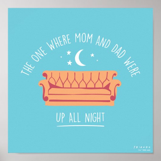 FRIENDS™ | Bis zur ganzen Nacht Poster (Vorne)