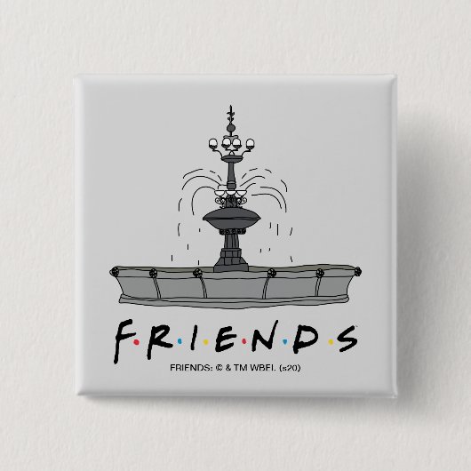 FRIENDS™-Brunnen Button (Vorderseite)