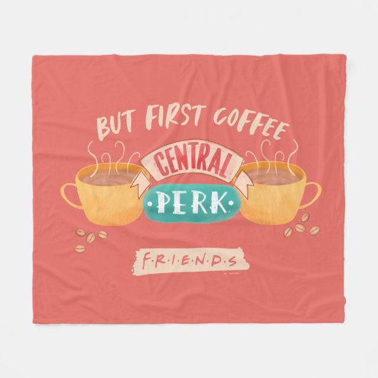 FRIENDS™ | But First Coffee - Central Perk Fleecedecke (Vorderseite (Horizontal))