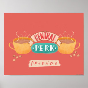FRIENDS™ But First Coffee - Central Perk Poster