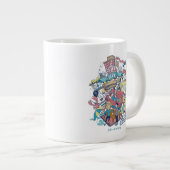FRIENDS™ | Cartoon Collage Jumbo-Tasse (Vorderseite Rechts)