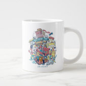 FRIENDS™ | Cartoon Collage Jumbo-Tasse (Rechts)