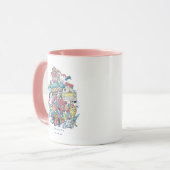 FRIENDS™ | Cartoon Collage Tasse (Vorderseite Links)