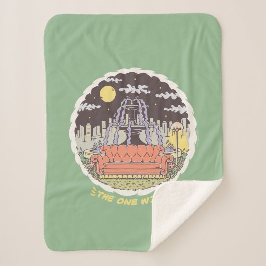 FRIENDS™ | Cartoon Fountain Sherpadecke (Vorderseite)