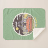 FRIENDS™ | Cartoon Fountain Sherpadecke (Vorderseite (Horizontal))