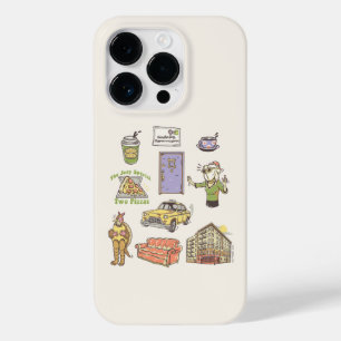 FRIENDS™   Cartoon Icons Grafik Case-Mate iPhone 14 Pro Hülle