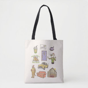 FRIENDS™   Cartoon Icons Grafik Tasche