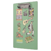 FRIENDS™ | Cartoon Icons Grafische Darstellung Klemmbrett (Links)