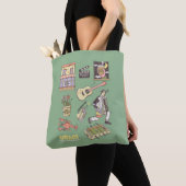 FRIENDS™ | Cartoon Icons Grafische Darstellung Tasche (Von Nahem)