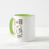 FRIENDS™ | Cartoon Icons Grafische Darstellung Tasse (Vorderseite Links)