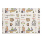 FRIENDS™ | Cartoon Icons Kissenbezug (Rückseite)