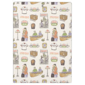 FRIENDS™ | Cartoon Icons Klemmbrett (Rückseite)